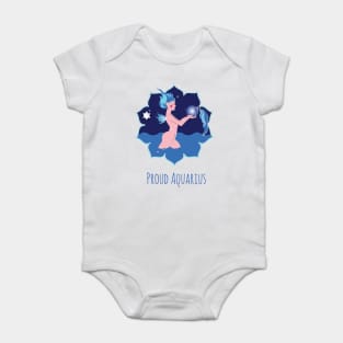 Proud Aquarius Baby Bodysuit